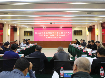 麻将胡了公司党组中心组（扩大）专题进建党的十九届六中全会心灵