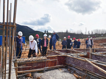 陈印辉调研查抄风电项目建设并调查全州集控中心选址情况