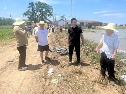 水利部长江委专家赶赴一线领导湖南省华容县团洲垸沉大险情措置工作