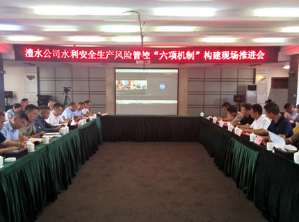 麻将胡了公司召开水利安全出产风险管控“六项机造”构建现场推动会