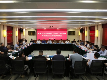 公司召开2025年上半年工作会暨8月份沉点工作两全例会