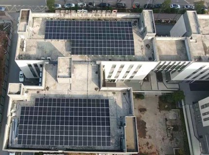 麻将胡了公司与国检集团合作的首个散布式光伏项目成功并网发电