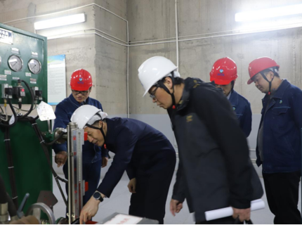 公司辅导带队到公司所属水库发展防汛备汛查抄